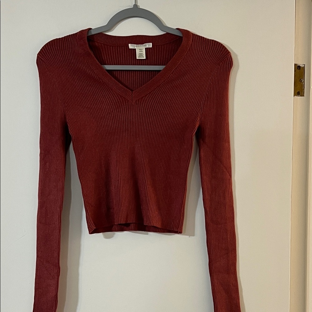 Bozzolo  Ribbed Knit Top